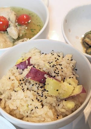 みそバター風味のサツマイモごはん-レシピのメイン写真