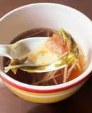 簡単！温まる水菜と梅干しのスープ