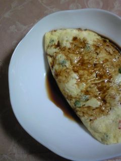 レンジで簡単・お豆腐のふんわりオムレツ-レシピのメイン写真