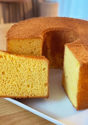パンプキンシフォンケーキ-レシピのメイン写真