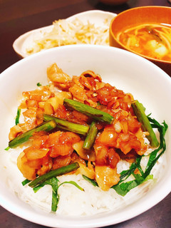 シソで隠し味★和風豚丼-レシピのメイン写真