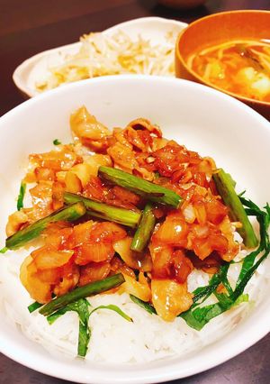 シソで隠し味★和風豚丼-レシピのメイン写真