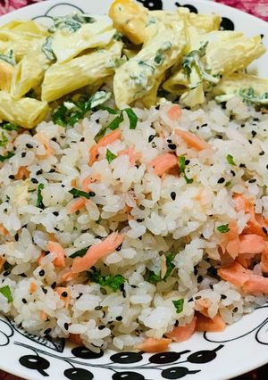 鮭とパセリの混ぜご飯-レシピのメイン写真