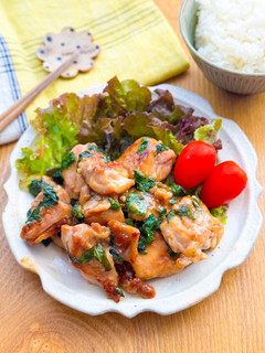 簡単うま!鶏ももの梅しそ照り焼き-レシピのメイン写真