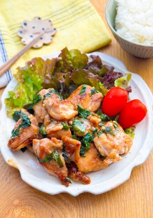 簡単うま!鶏ももの梅しそ照り焼き-レシピのメイン写真