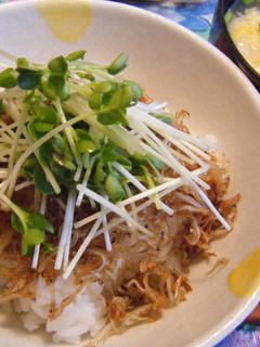 簡単~ヘルシー朝食~じゃこ丼-レシピのメイン写真