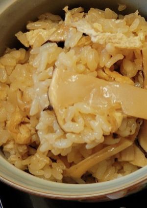 秋の味覚♪圧力鍋で松茸ご飯※炊飯器でも-レシピのメイン写真