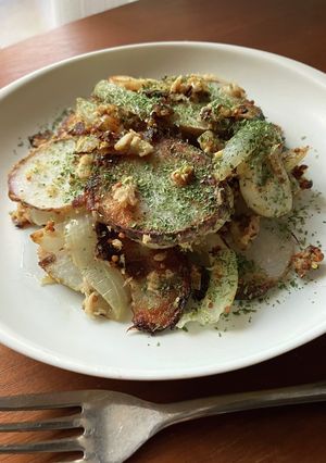 里芋ジャーマンポテト　皮付きでOK-レシピのメイン写真
