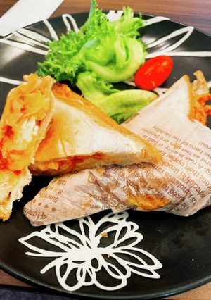 チーズがとろーりホットサンド-レシピのメイン写真