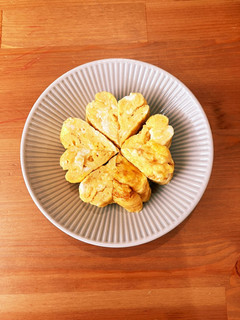時短 卵焼き お弁当 ハート-レシピのメイン写真