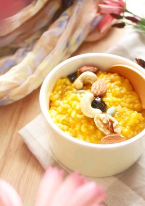 【アジアン粥】朝食に♡かぼちゃのお粥-レシピのメイン写真