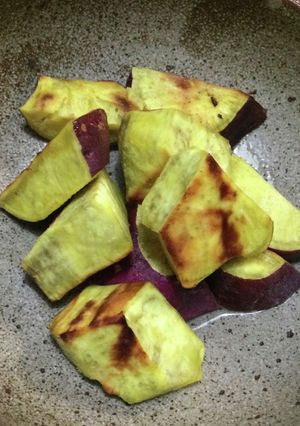 ☆かんたん酢をかけるだけ　焼きさつま芋-レシピのメイン写真