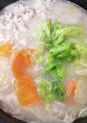 この時期に♪豆乳鍋♡野菜巻き巻きで♪-レシピのメイン写真