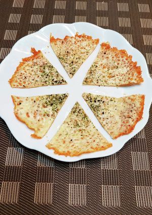 パリパリチーズ　材料１つピザ用チーズだけ-レシピのメイン写真