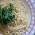 簡単★柚子胡椒とめんつゆの和風パスタ