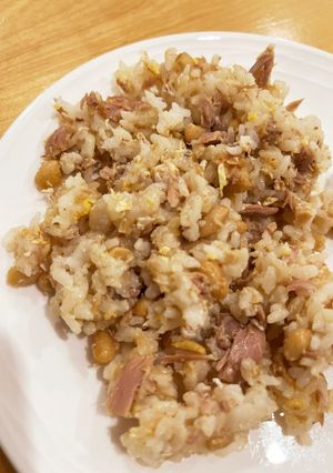 もぐもぐ止まらない速攻で出来る納豆炒飯-レシピのメイン写真