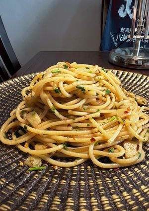 aglio e olio-レシピのメイン写真
