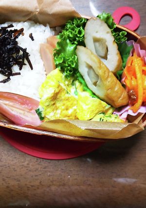 今日のわっぱ弁当　10/14-レシピのメイン写真