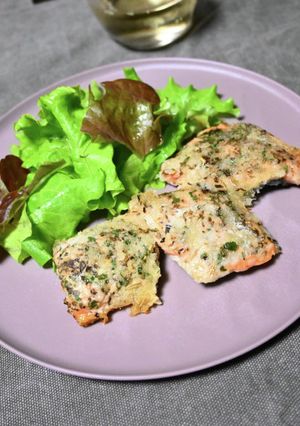 鮭の香草パン粉焼き-レシピのメイン写真