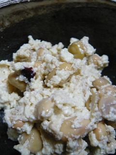 煮豆の白和え-レシピのメイン写真