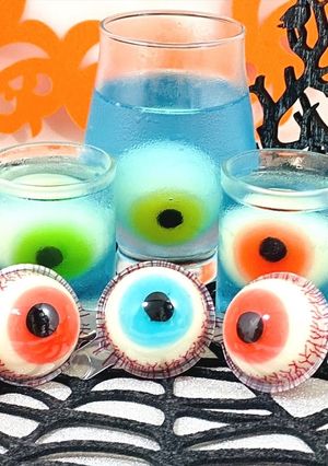 簡単ハロウィンスイーツ！最恐の目玉ゼリー-レシピのメイン写真