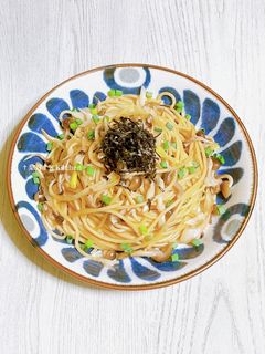 *しめじと長ねぎの和風パスタ*-レシピのメイン写真