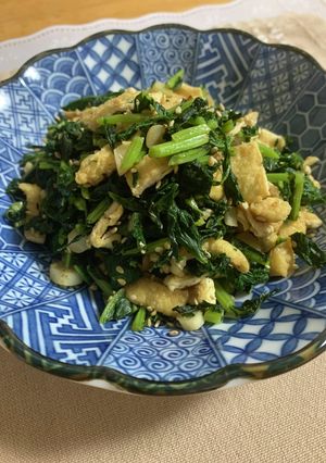 大根菜と油揚げの炒め煮♪-レシピのメイン写真