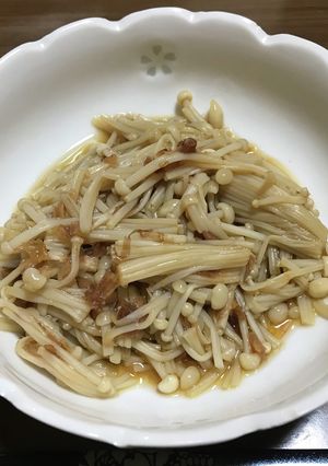 エバラプチっとうどんで作るえのき和え-レシピのメイン写真