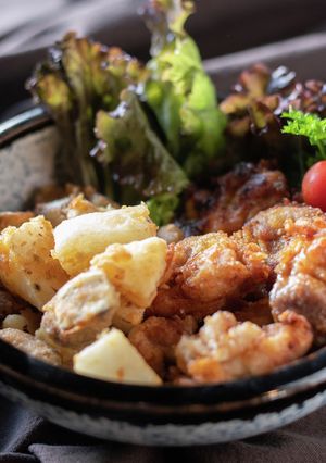 カレー風味！野菜とチキンの唐揚げ-レシピのメイン写真
