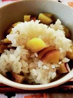 無農薬野菜・サツマイモご飯-レシピのメイン写真