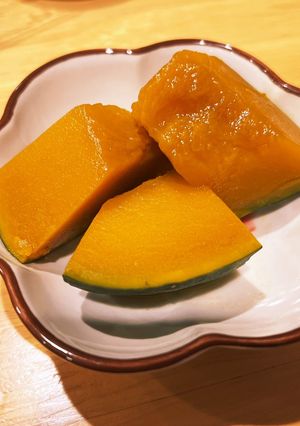 レンジで簡単！かぼちゃの煮付-レシピのメイン写真