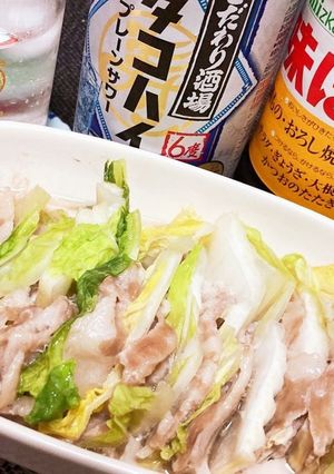 レンジで簡単1人分ミルフィーユ鍋風-レシピのメイン写真