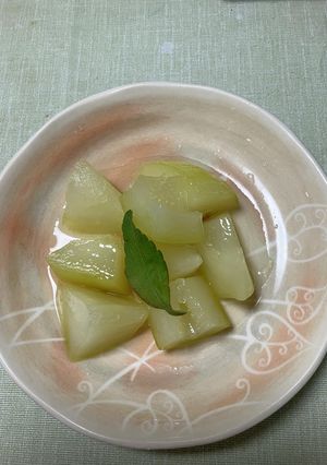 青パパイヤのコンポート-レシピのメイン写真
