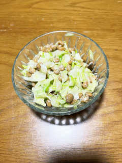 キャベツコールスロー納豆サラダ-レシピのメイン写真