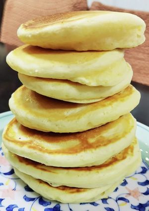 小麦粉で作るふんわりホットケーキ-レシピのメイン写真