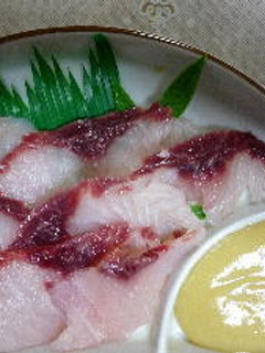活けボラ(鯔)のあらい-レシピのメイン写真