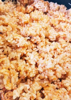 ずぼら!つぶ貝チャンジャの炊き込みご飯-レシピのメイン写真
