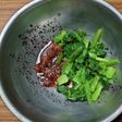 ヨウサマの減塩おやじの病院食小松菜梅浸し