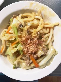 たっぷり野菜簡単中華風オイ味噌焼うどん-レシピのメイン写真