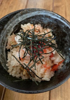 トマトとあさり缶で炊き込みご飯-レシピのメイン写真