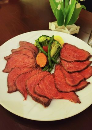 湯煎？！祝いの席に時短簡単ローストビーフ-レシピのメイン写真