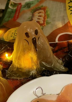 ハロウィンお化けランプシェード-レシピのメイン写真