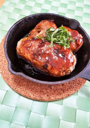 チーズとろり♪鳥エノキつくね蒲焼風-レシピのメイン写真