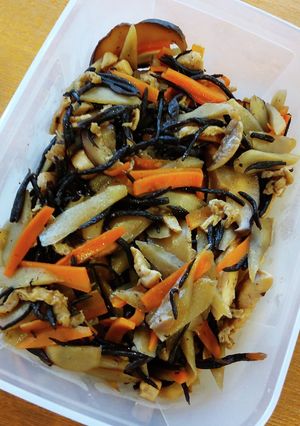 ひじきの炒り煮-レシピのメイン写真