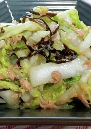 すぐにできちゃう、白菜とツナのサラダ-レシピのメイン写真