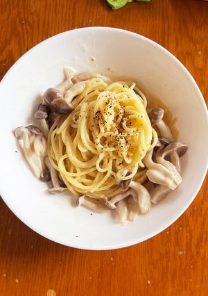 簡単！　きのこクリームパスタ-レシピのメイン写真