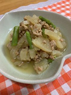 大根と豚ミンチdeそぼろ煮♪-レシピのメイン写真
