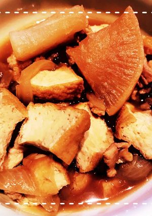 レンジ時短で簡単！豚肉と大根の生姜煮-レシピのメイン写真