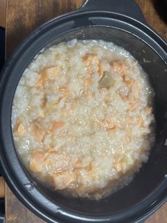 鮭と梅酒のおかゆ-レシピのメイン写真