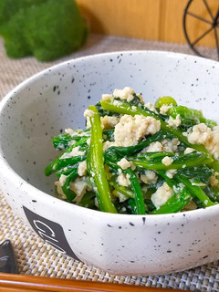 茹でるの卒業!レンジでほうれん草の白和え-レシピのメイン写真